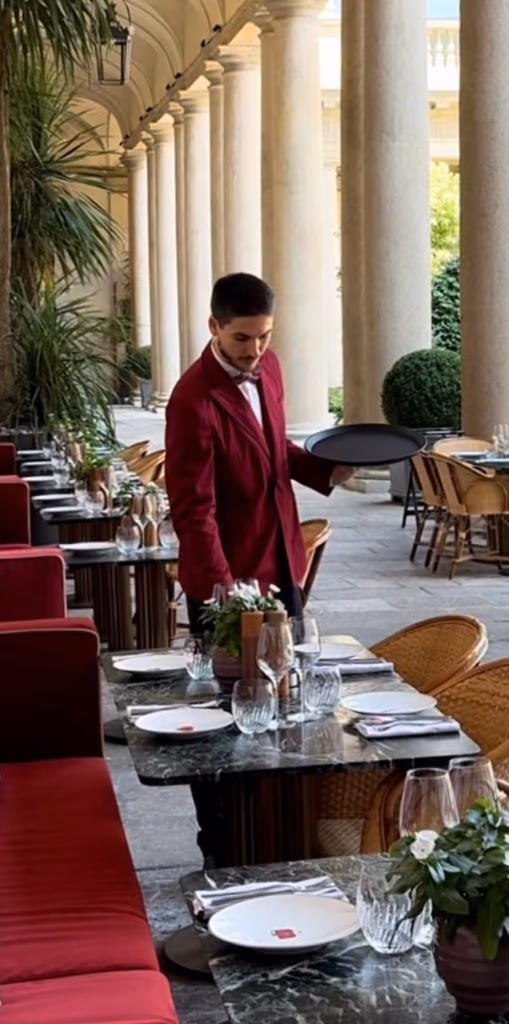 Hospitality team in uniform